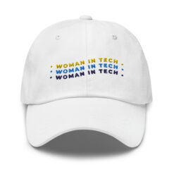 Woman in Tech Cap - White