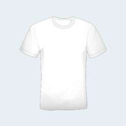 Custom print white t-shirt